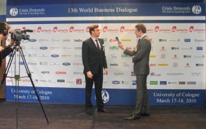 Luigi Wewege interview at the World Business Dialogue in Cologne, Germany